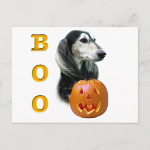 Saluki Boo Postcard