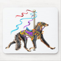 Saluki Carousel Black & Tan