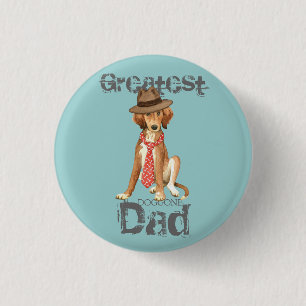 Saluki Dad 3 Cm Round Badge