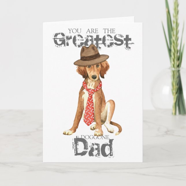 Saluki Dad Card (Front)
