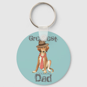 Saluki Dad Key Ring