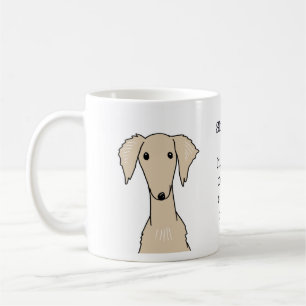 Saluki Dog Elegant Funny Coffee Quote Art Mug