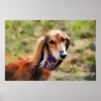 Saluki painting hot sale