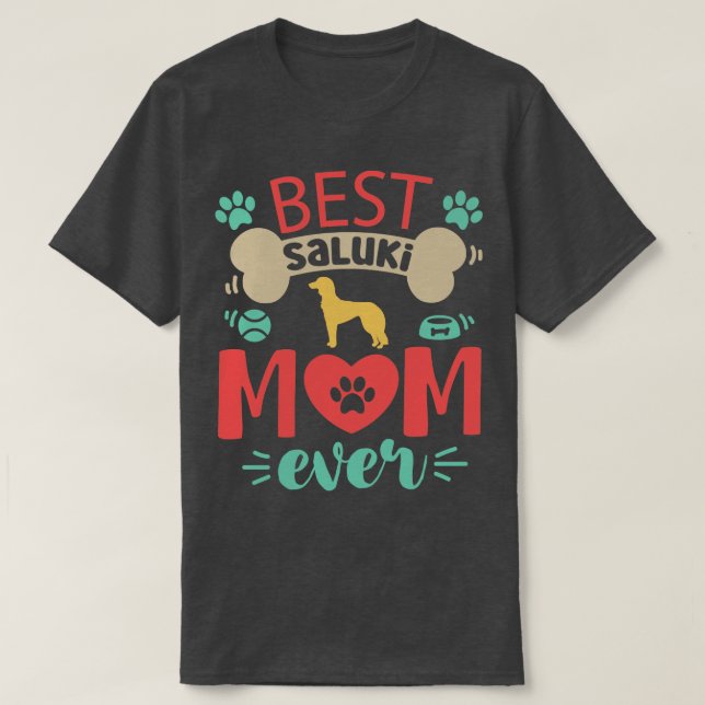 Saluki Dog T-Shirt (Design Front)