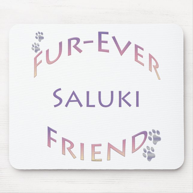 Saluki Furever Friend Mouse Mat (Front)