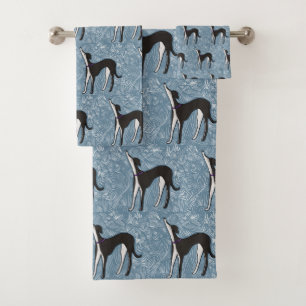 Saluki Greyhound  Bath Towel Set