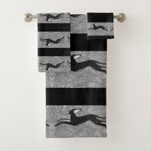 Saluki Greyhound  Bath Towel Set