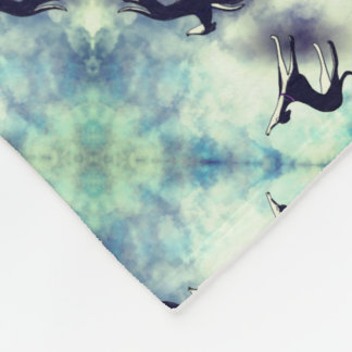 Saluki Greyhound  Fleece Blanket