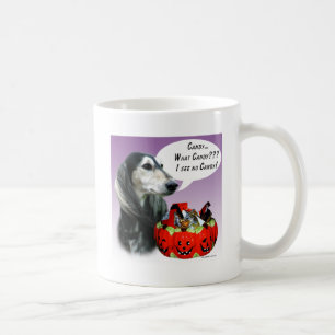 Saluki Halloween Candy Coffee Mug