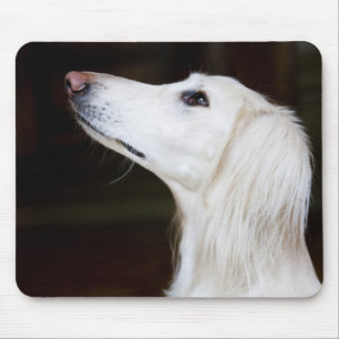 Saluki Looking Up Mouse Mat