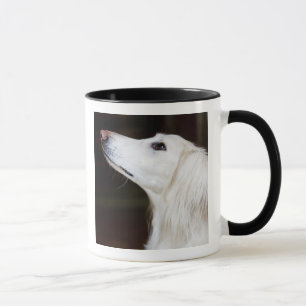 Saluki Looking Up Mug
