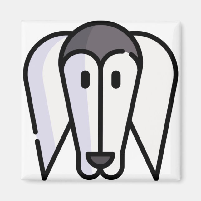Saluki Magnet (Front)
