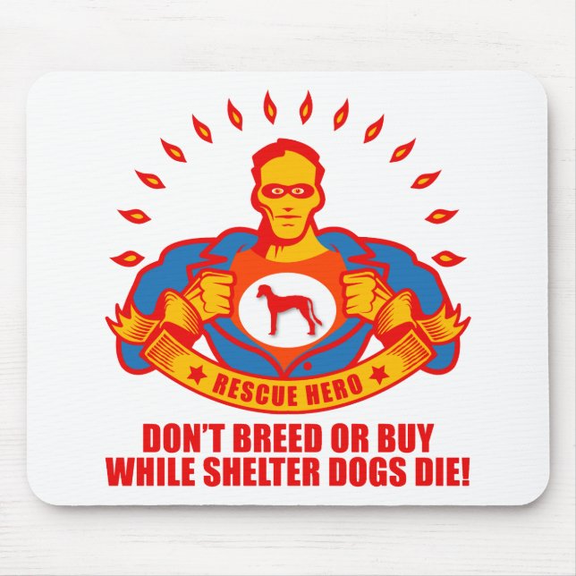 Saluki Mouse Mat (Front)