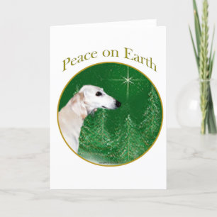 Saluki Peace Holiday Card