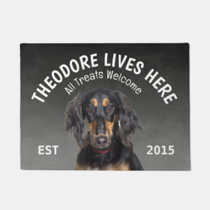 Saluki Personalised Dog Lover Doormat