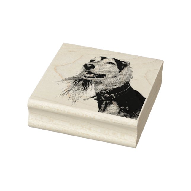 Saluki Rubber Stamp (Stamp)
