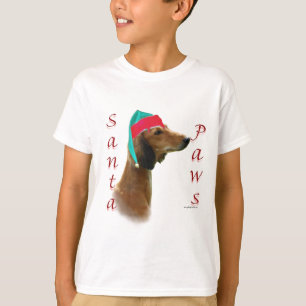 Saluki Santa Paws T-Shirt
