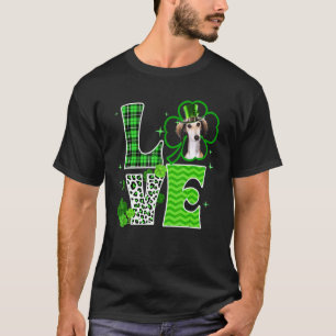 Saluki Shamrock Lucky C Irish St Patricks Day T-Shirt