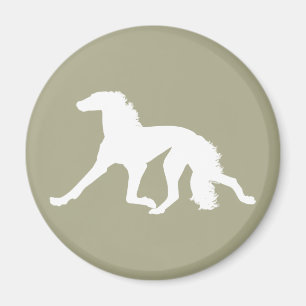 Saluki Silhouette Magnet