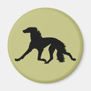 Saluki Silhouette Magnet