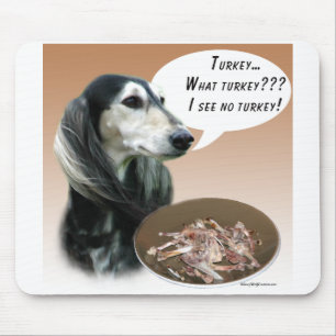 Saluki Turkey Mouse Mat