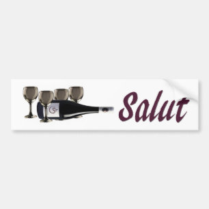 Salut bumper sticker