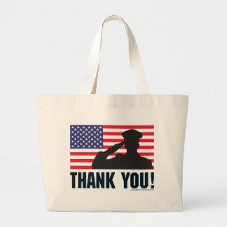 Salute Large Tote Bag