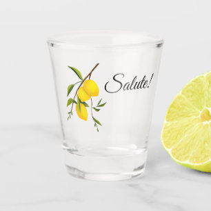 Salute! Lemon Liqueur Shot Glass