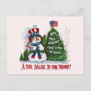 Salute Our Troops Postcard