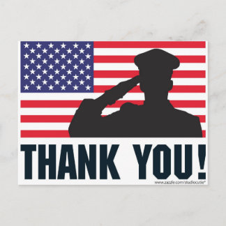 Salute Postcard