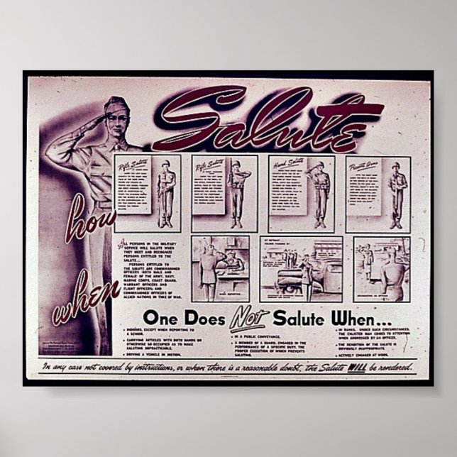 Salute Poster (Front)