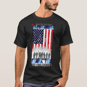 Salute to our Veterans Thank You for Your Service T-Shirt