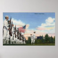 Salute to the Colours Formation - US Navy