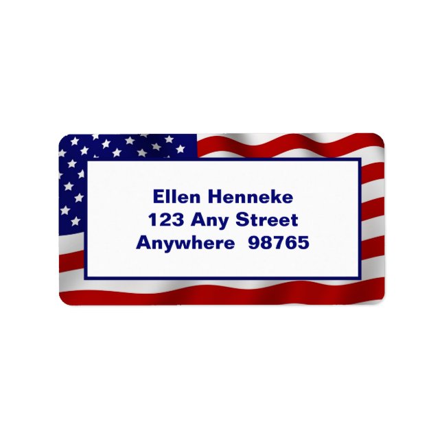 Salute to the Patriotic 1940s Label (Front)