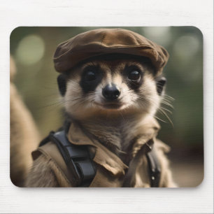 Saluting Silvester the Meerkat: A Veteran's Tale Mouse Mat
