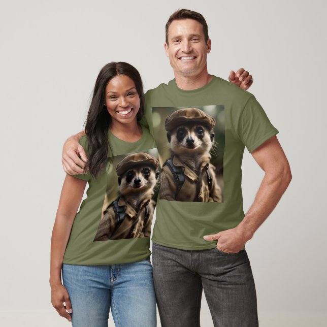 Saluting Sylvester the Meerkat: A Veteran's Tale, T-Shirt (Unisex)