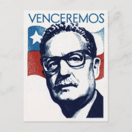 Salvador Allende - Venceremos Postcard