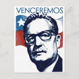 Salvador Allende - Venceremos Postcard