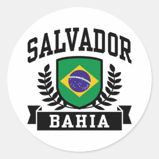 Salvador Bahia Classic Round Sticker