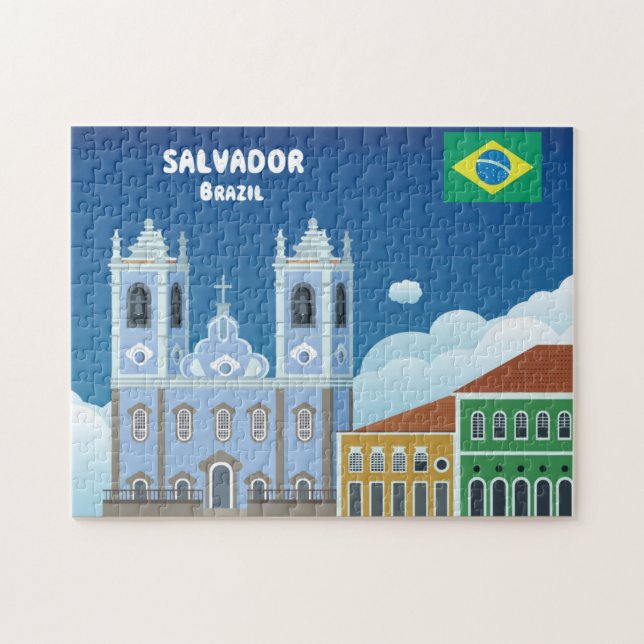 Salvador Brazil Jigsaw Puzzle (Horizontal)