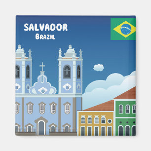Salvador Brazil Magnet