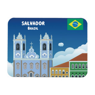 Salvador Brazil Magnet