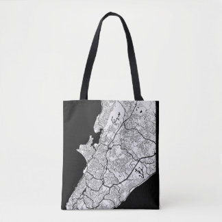 Salvador Brazil Map Tote Bag