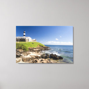 Salvador, Brazil. Porto da Barra and the Canvas Print