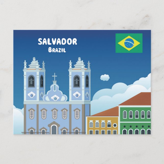 Salvador Brazil Postcard (Front)