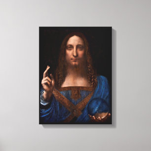 salvador mundi by leonardo da vinci canvas print