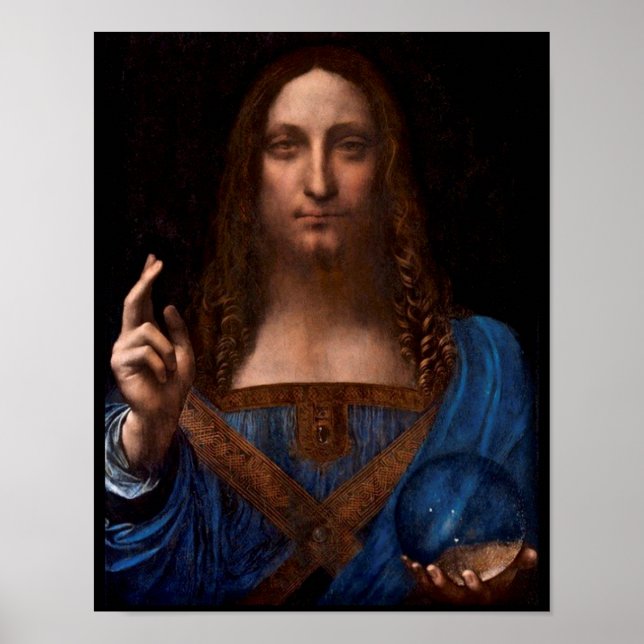 salvador mundi by leonardo da vinci poster (Front)
