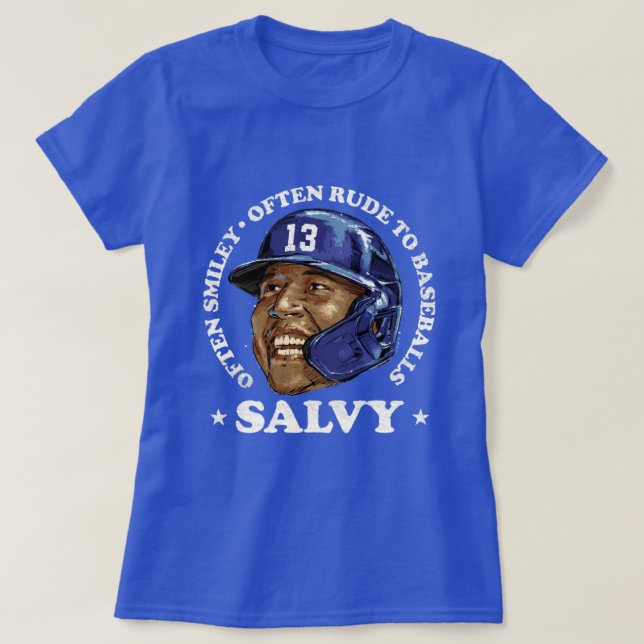 Salvador Perez Rude To Baseballs T-Shirt (Design Front)