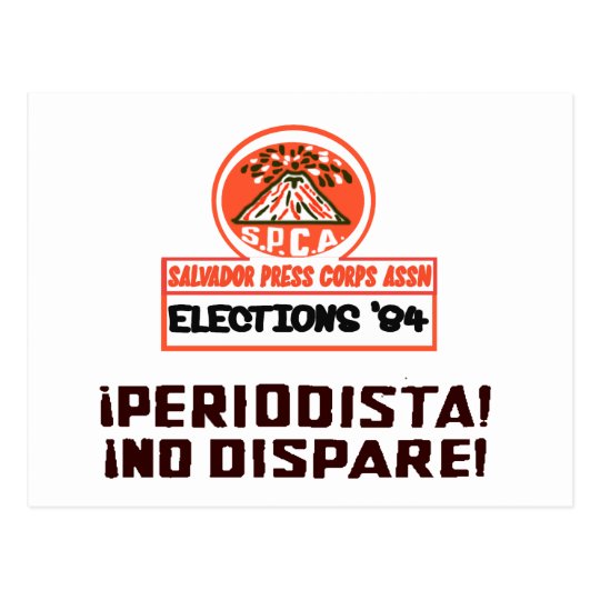 Salvador Press Assn 1984 Postcard