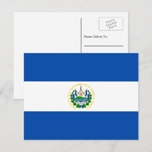Salvadoran Flag, Flag of El Salvador Postcard